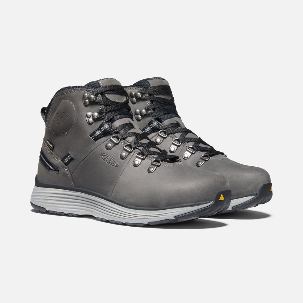 Keen Trekking Bot Erkek Gri - Manchester 6\" Wp (Aluminum Toe) - Türkiye TKNW98074